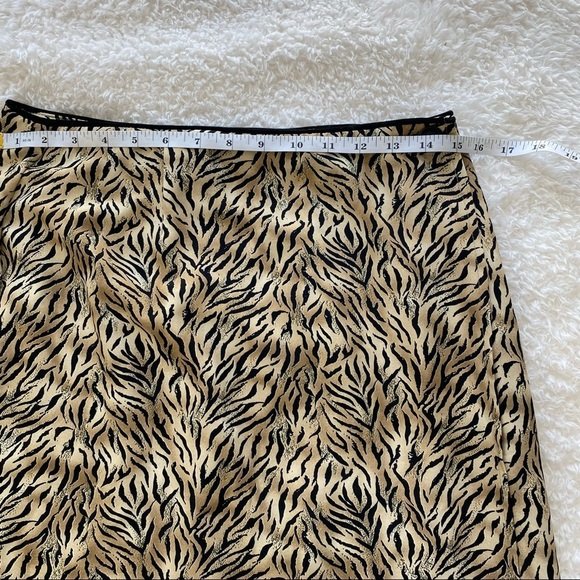 NWT Vintage Worthington Animal Print Wrap Skirt - Picture 5 of 6